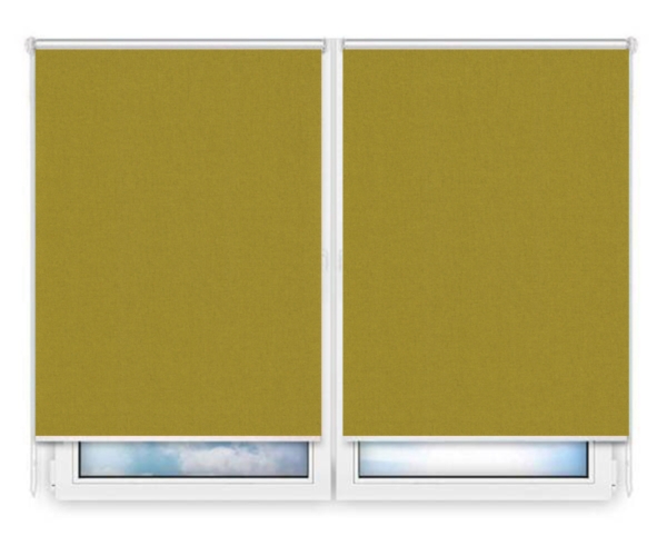 Рулонные шторы Мини Карина-блэкаут-зеленый цена. Купить в «Мастерская Жалюзи»